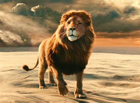 The magical world of Narnia and its lion hero Aslan